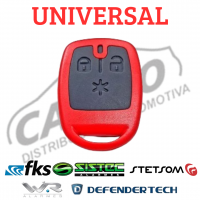 Controle Universal FKS / SISTEC / DEFENDERTECH / OUTROS - Vermelho
